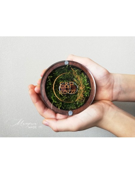 Round Ring Box with Magnetic Closure