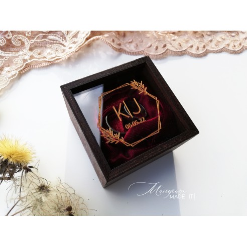 Velvet Ring Box – Personalized Wedding Box
