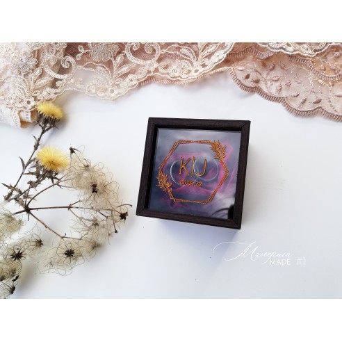 Velvet Ring Box – Personalized Wedding Box