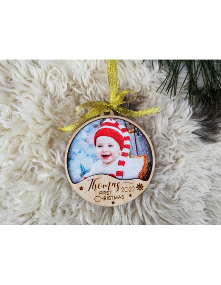 Christmas tree ornament - My first Christmas