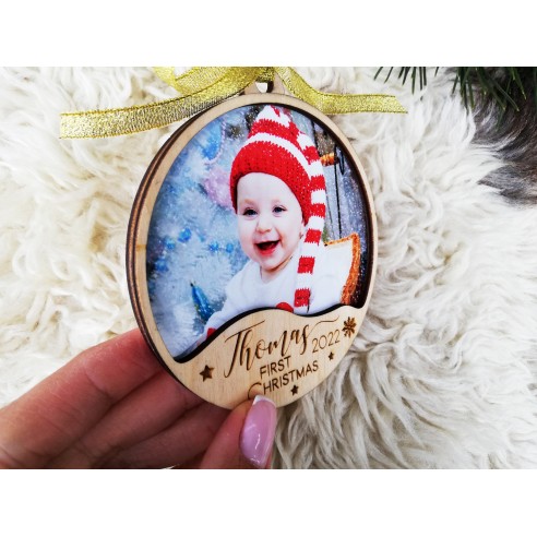 Christmas tree ornament - My first Christmas