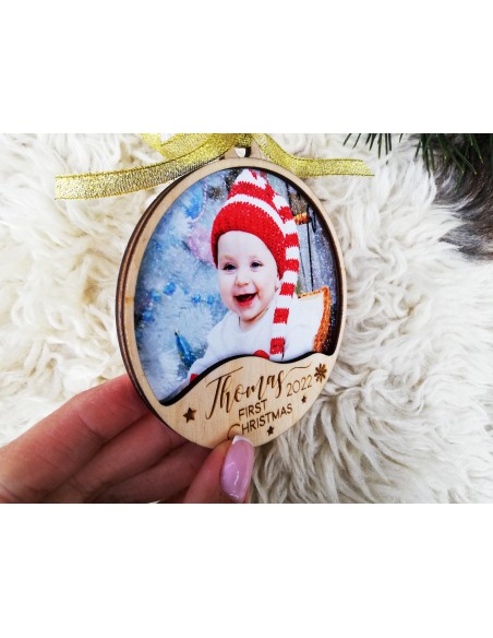 Christmas tree ornament - My first Christmas