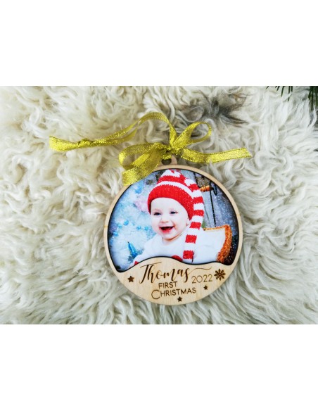 Christmas tree ornament - My first Christmas