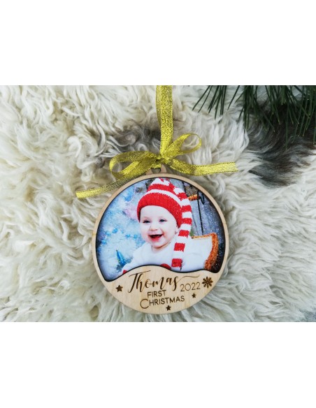 Christmas tree ornament - My first Christmas