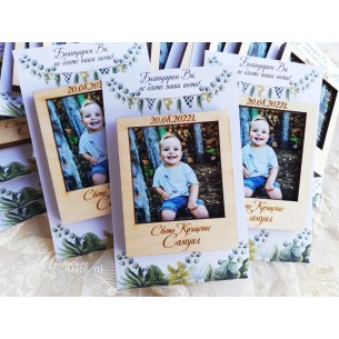 Personalized photo magnet