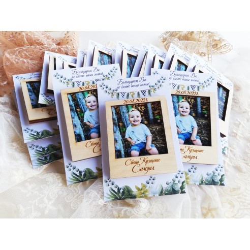 Personalized photo magnet