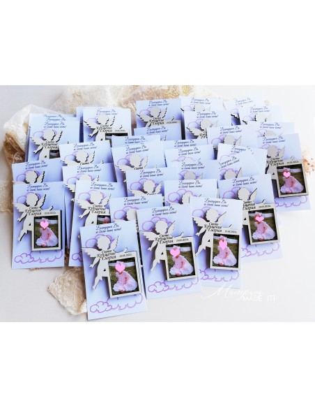 Gift for guests - angel with photo