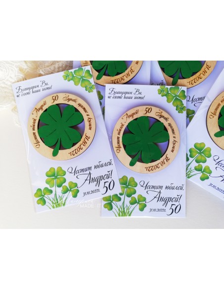 Gift for guests - Clover
