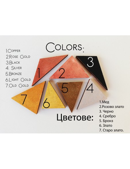 Table number holder or menu card - circle