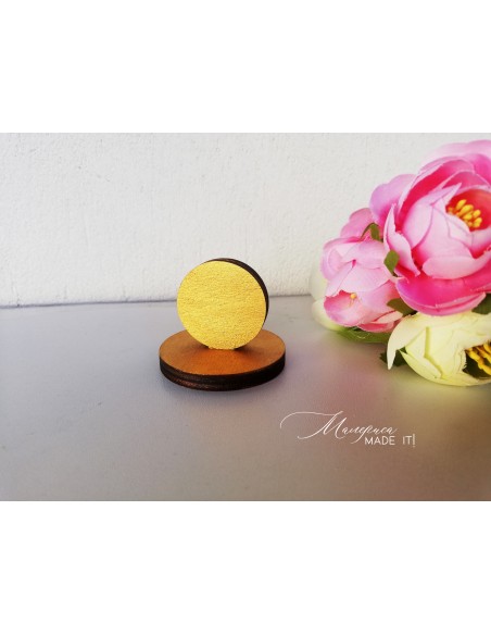 Table number holder or menu card - circle