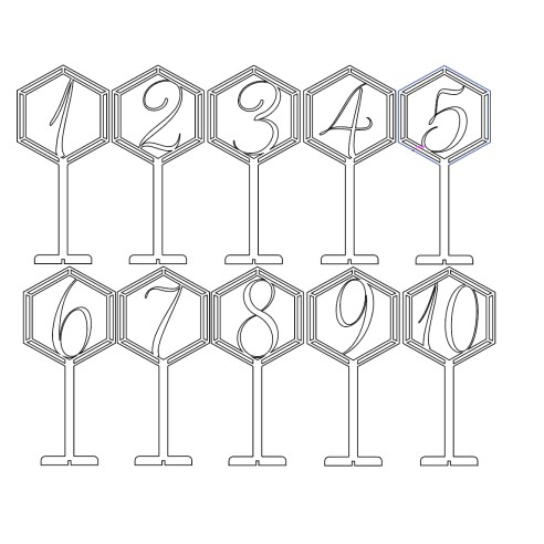 Table numbers