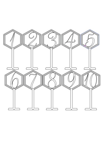 Table numbers