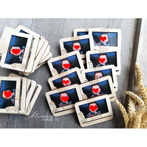 Mini photo frame - gift for guests