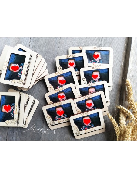 Mini photo frame - gift for guests