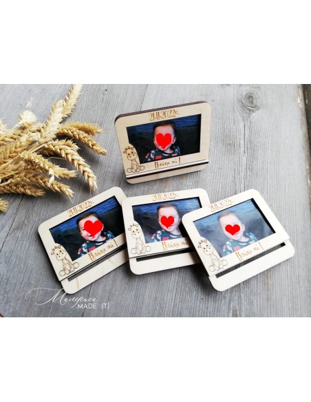 Mini photo frame - gift for guests