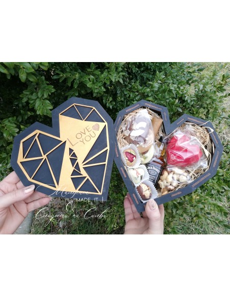Heart gift box for men - Small
