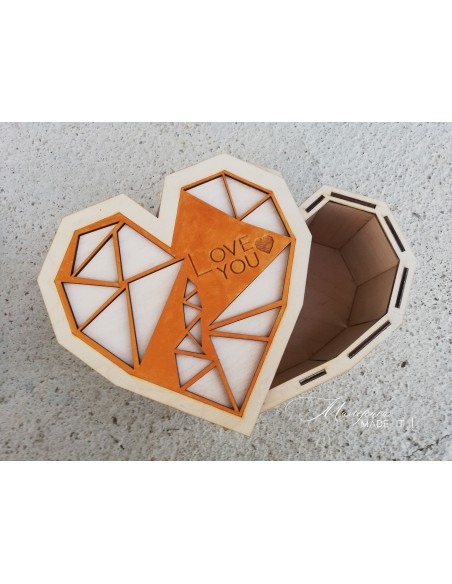 Gift box heart for woman - small