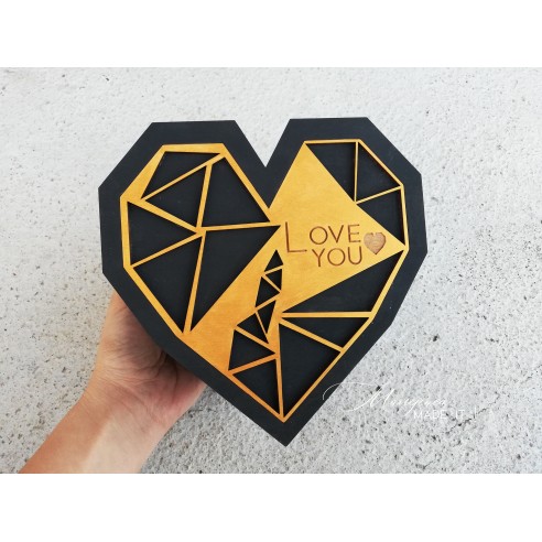 Heart gift box for men - Small