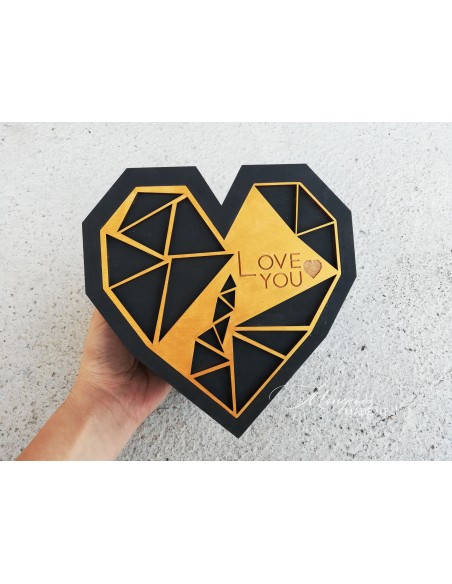 Heart gift box for men - Small
