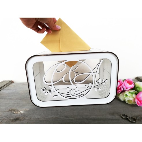 Wedding Envelope and Gift Box | Personalized Wooden Box