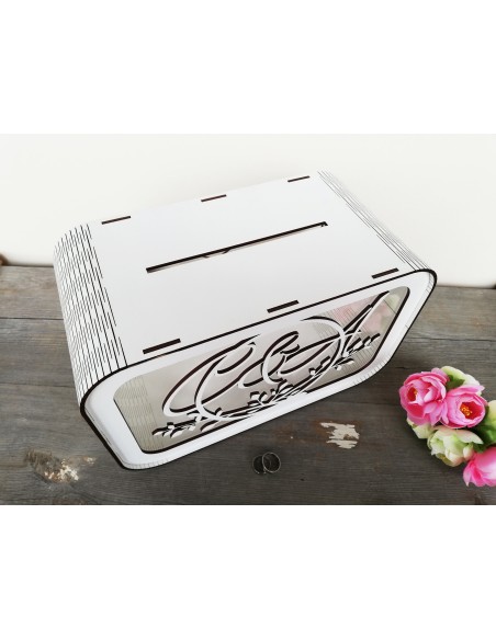Wedding Envelope and Gift Box | Personalized Wooden Box