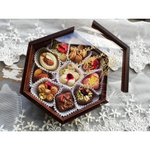 Personalized Belgian Chocolate Box | Best Man and Bridesmaid Invitation or Just a Thank You
