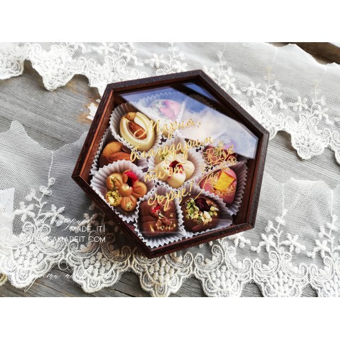Personalized Belgian Chocolate Box | Best Man and Bridesmaid Invitation or Just a Thank You