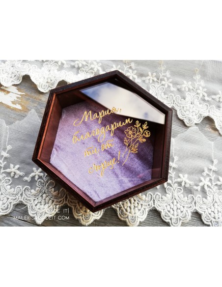 Personalized Belgian Chocolate Box | Best Man and Bridesmaid Invitation or Just a Thank You