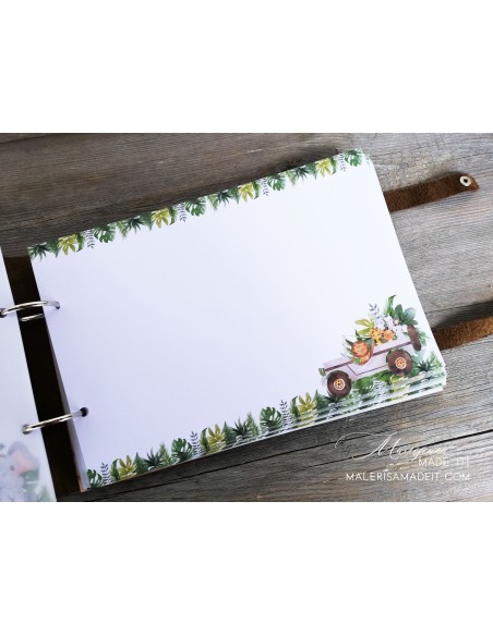 Wooden Children's Photo Album with Engraved Name
