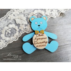 Gift for guests "Bear with a bow tie"