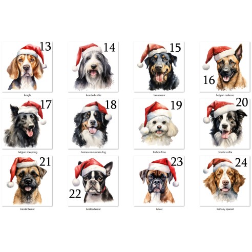 Christmas tree ball with dogs