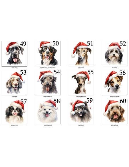 Christmas tree ball with dogs