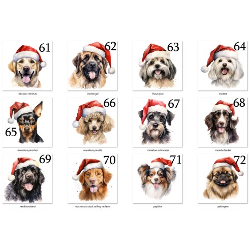 Christmas tree ball with dogs