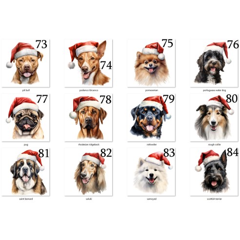 Christmas tree ball with dogs