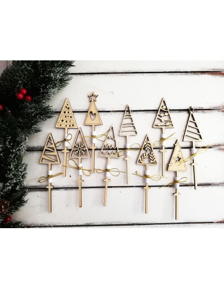 Kъсмети за коледна баница - Елха