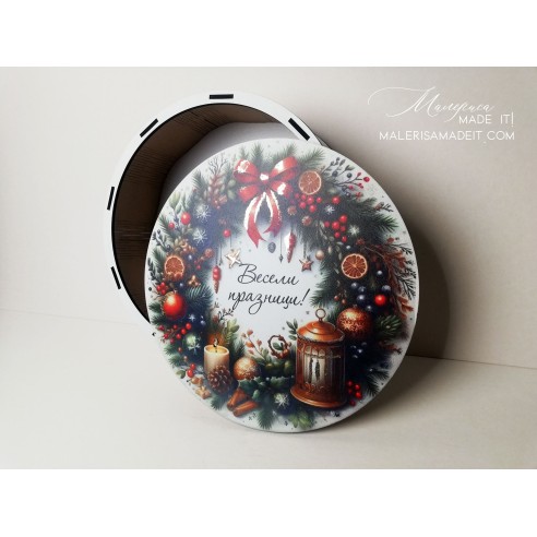 Round gift box - various designs