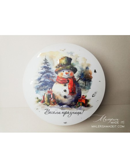 Round gift box - various designs