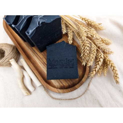 Natural soap - Activated charcoal and Tea tree.