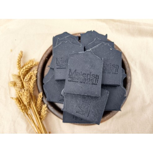 Natural soap - Activated charcoal and Tea tree.