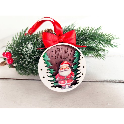 Personalized Christmas tree toy - Santa Claus