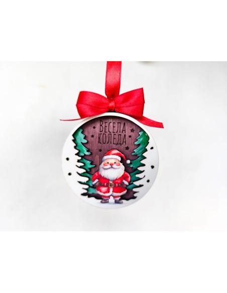 Personalized Christmas tree toy - Santa Claus