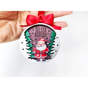 Personalized Christmas tree toy - Santa Claus