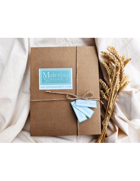 Gift box with natural soaps and accessories - "Abundance"