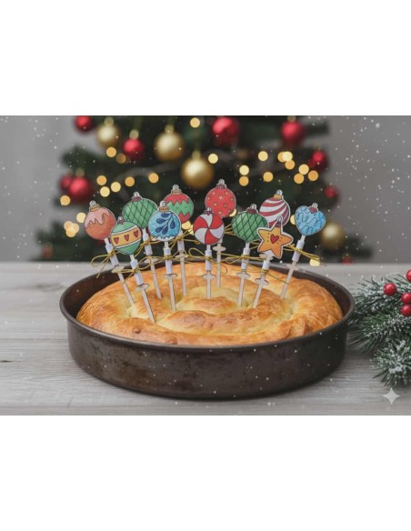 Christmas lucky charms - mix of 10 pcs.