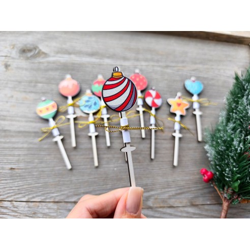 Christmas lucky charms - mix of 10 pcs.