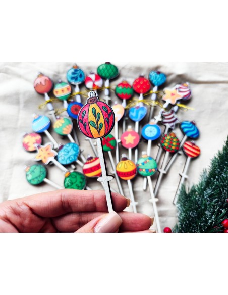 Christmas lucky charms - mix of 10 pcs.