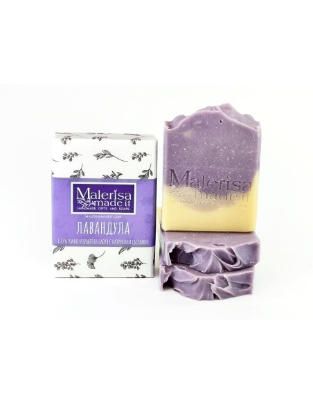 Gift box with 4 natural soaps - For her