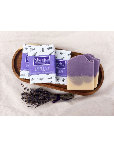 Gift box with 4 natural soaps - For him