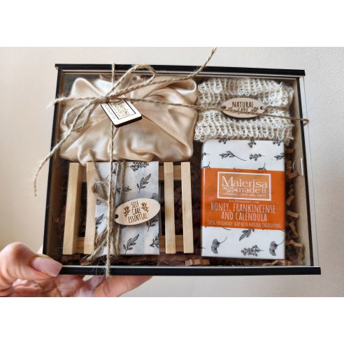 Gift box with natural soap - Relax
