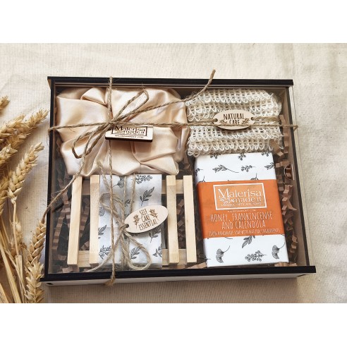 Gift box with natural soap - Relax